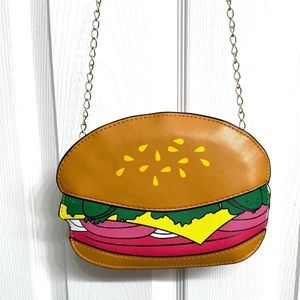Cute Hamburger Crossbody bag - new